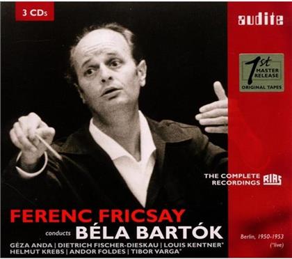 Anda / Varga / Foldes / Fricsay & Béla Bartók (1881-1945) - Klav.Konzert 2&3 / Vl.Konz / Etc (3 CDs)