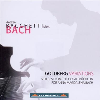 Andrea Bacchetti & Johann Sebastian Bach (1685-1750) - Goldberg Variationen / 5 Stücke Clavierb