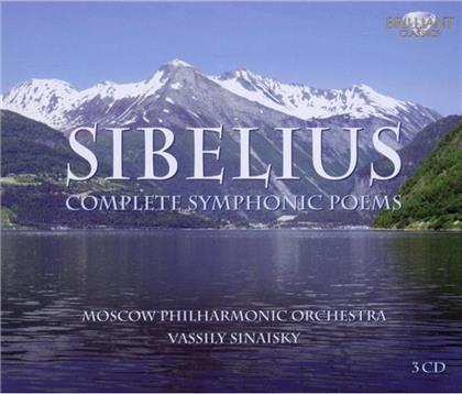 Sinaisky Vassily / Moscow Po & Jean Sibelius (1865-1957) - Sämtliche Sinfonischen Dichtungen (3 CDs)