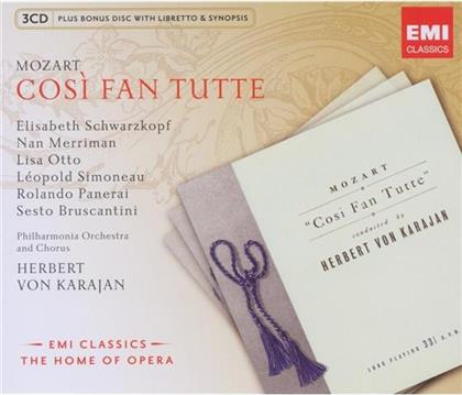 Elisabeth Schwarzkopf, Nan Merriman, Léopold Simoneau, Lisa Otto, … - Cosi Fan Tutte (4 CDs)