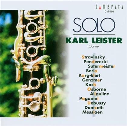 Karl Leister & --- - Solo - Clarinet