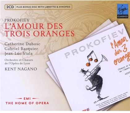 Nagano / Dubosc / Bacquier & Serge Prokofieff (1891-1953) - Amour Des Trois Oranges (3 CDs)