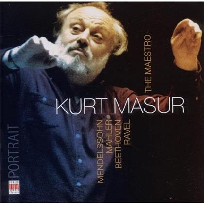 Kurt Masur, Felix Mendelssohn-Bartholdy (1809-1847), Gustav Mahler (1860-1911) & Ludwig van Beethoven (1770-1827) - The Maestro