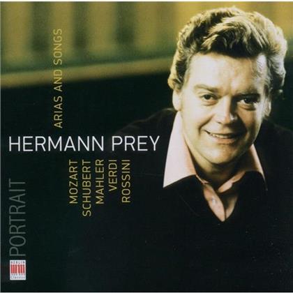 Hermann Prey, Wolfgang Amadeus Mozart (1756-1791), Franz Schubert (1797-1828), Gustav Mahler (1860-1911) & Johann Sebastian Bach (1685-1750) - Arias And Songs