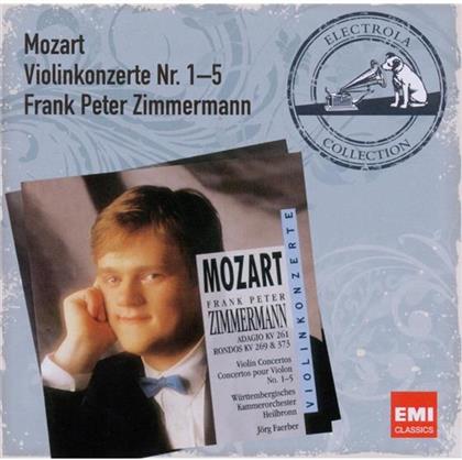 Zimmermann F.P. / Faerber & Wolfgang Amadeus Mozart (1756-1791) - Violinkonzerte 1-5 (2 CDs)