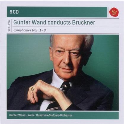 Günter Wand & Anton Bruckner (1824-1896) - Symphonies Nos. 1-9 (9 CDs)