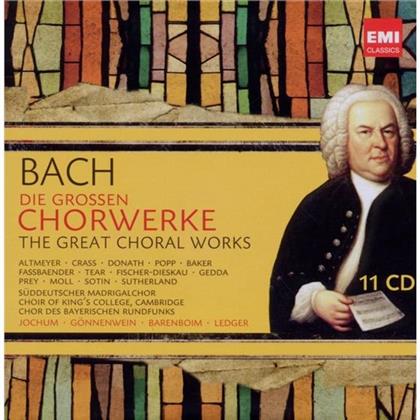 Goennenwein / Jochum / Ledger & Johann Sebastian Bach (1685-1750) - Die Grossen Chorwerke (11 CDs)
