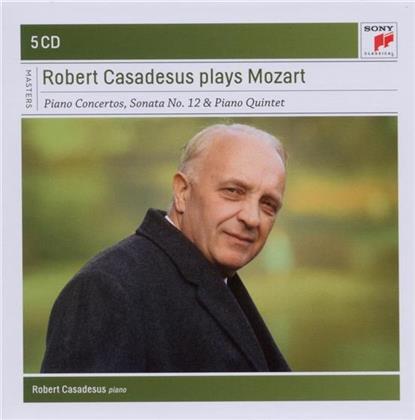 Casadesus Robert & Wolfgang Amadeus Mozart (1756-1791) - Robert Casadesus Plays Mozart (5 CDs)