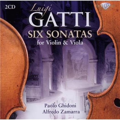 Ghidoni / Zamarra & Luigi Gatti - Sonaten Violine & Viola (2 CD)