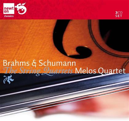 Melos Quartett & Brahms/Schumann - Sämtliche Streichquartette (3 CDs)