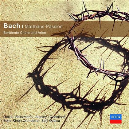 Ozawa Seiji / Oelze Christian /Stutzmann & Johann Sebastian Bach (1685-1750) - Matthäus-Passion