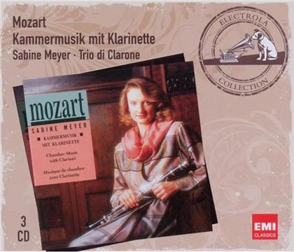 Trio Clarone, Wolfgang Amadeus Mozart (1756-1791) & Sabine Meyer - Kammermusik mit Klarinette (3 CDs)