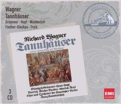 Gruemmer / Fischer-Dieskau / Wunderlich & Richard Wagner (1813-1883) - Tannhaeuser (3 CDs)
