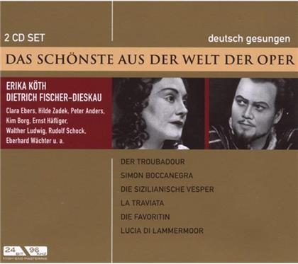 Fischer-Dieskau Dietrich / Koeth /Anders & --- - Schoenste Aus Der Welt Der Oper (2 CDs)