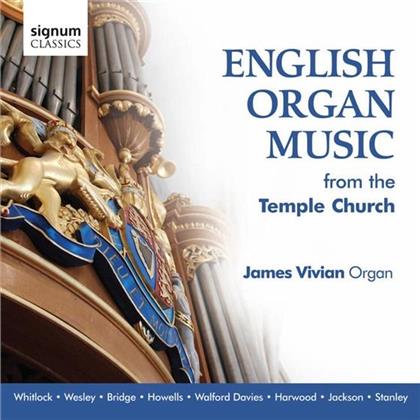 James Vivian & Whitlock / Davies / Stanley / Wesley + - English Organ Music From Temple Church