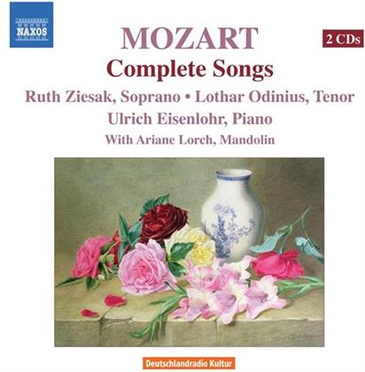 Ziesak / Odinius & Wolfgang Amadeus Mozart (1756-1791) - Sämtliche Lieder (2 CD)