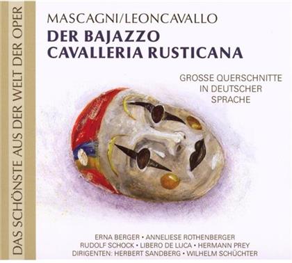Berger / Rothenberger / Schock & Ruggero Leoncavallo (1857-1919) - Bajazzo (Grosser Querschnitt)