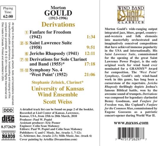 Sinfonie 4 / Fanfare Freedom by Uni Of Kansas Winds & Glenn Gould 