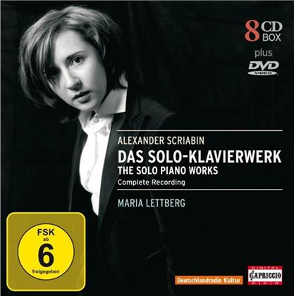 Maria Lettberg & Alexander Scriabin (1872-1915) - Sämtl.Klavierwerke (8 CDs + DVD)