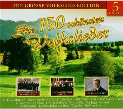 Prey Hermann / Schreier & --- - Die 150 Schönsten Volkslieder (5 CDs)