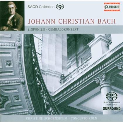 Christine Schornsheim & Johann Christian Bach (1735-1782) - Cembalokonzert / Sinfonien (SACD)