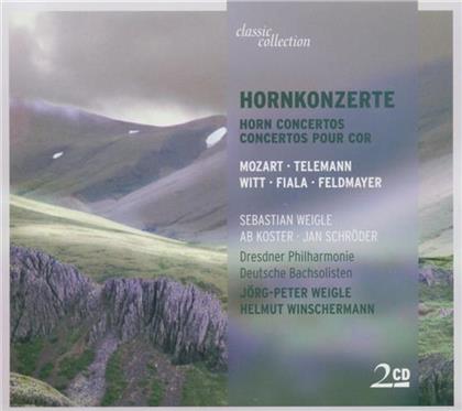 Weigle & Mozart / Telemann - Hornkonzerte (2 CDs)