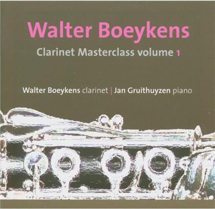 Walter Boeykens & --- - Clarinet Masterclass Vol 1