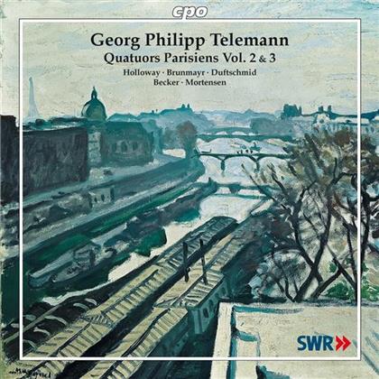 Georg Philipp Telemann (1681-1767) & John Holloway - Quartett Fuer Floete Twv43:G1 (2 CDs)