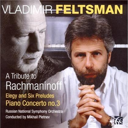 Vladimir Feltsamn (Klavier) & Sergej Rachmaninoff (1873-1943) - Elegy Op3, Konzert Fuer Klavier