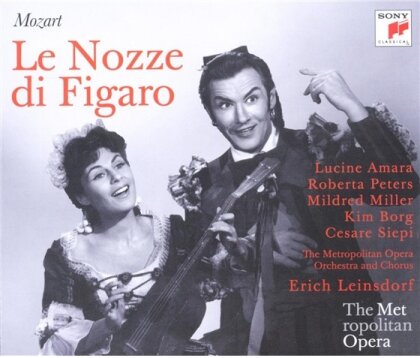 Leinsdorf, Erich / Siepi, Cesa & Wolfgang Amadeus Mozart (1756-1791) - Le Nozze Di Figaro (Metropolit) (3 CDs)