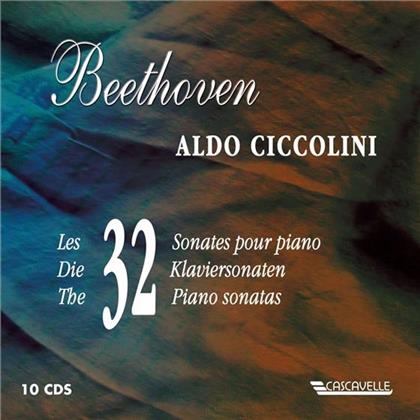 Aldo Ciccolini & Ludwig van Beethoven (1770-1827) - Les 32 Sonates Pour Piano (10 CDs)