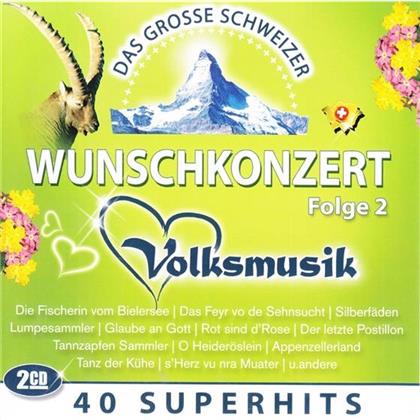 Wunschkonzert - Volksmusik - Various (2 CDs)
