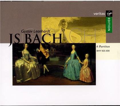 Gustav Leonhardt & Johann Sebastian Bach (1685-1750) - Partita Bwv825, Bwv826, Bwv827 (2 CD)