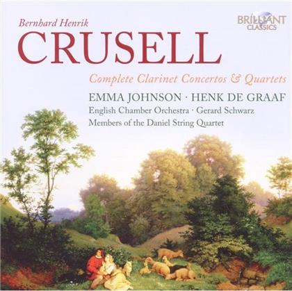 Johnson Emma / Daniel Streichq. / Eco & Bernhard Henrik Crusell (1775-1838) - Klarinettenkonzert / Quartette (2 CDs)
