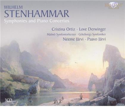 Järvi Neeme & Paavo / Ortiz Cristina & Wilhelm Stenhammar (1871-1927) - Sinfonien & Klavierkonzerte (3 CDs)