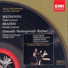 Ludwig van Beethoven (1770-1827), Johannes Brahms (1833-1897), Herbert von Karajan, George Szell, … - Triple Concerto / Double Concerto
