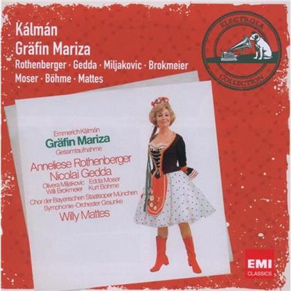 Mattes / Rothenberger / Gedda & Emmerich Kálmán (1882-1953) - Graefin Mariza (2 CDs)