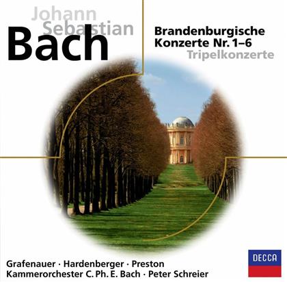 Peter Schreier & Johann Sebastian Bach (1685-1750) - Brandenburgische Konzerte (2 CDs)