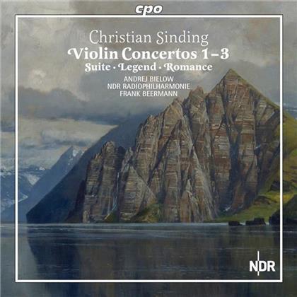 Bielow Andrej / Po Ndr / Beermann Frank & Christian Sinding (1856-1941) - Abendstimmung Op120, Viol.Konzert (2 CDs)
