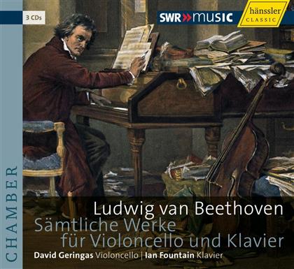 Geringas David/ Fountain Ian & Ludwig van Beethoven (1770-1827) - Sämtliche Werke Für Violoncello (3 CDs)
