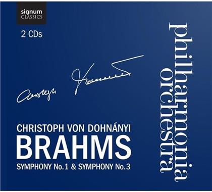 Dohnany / Philharmonia Orchestra & Johannes Brahms (1833-1897) - Symphony No. 1 & No. 3 (2 CDs)