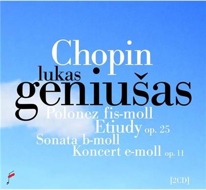 Lukas Geniušas & Frédéric Chopin (1810-1849) - Etude Op25/1-12, Konzert Fuer (2 CDs)