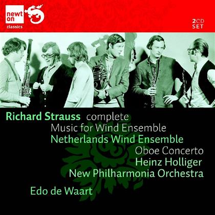 Heinz Holliger (*1939) & Richard Strauss (1864-1949) - Musik Für Bläser Ensemble (2 CDs)