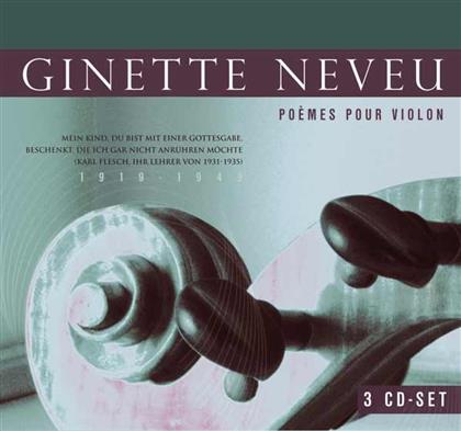 Neveu Ginette / Rosbaud / Dobrowen & --- - Poemes Pour Violon (3 CDs)