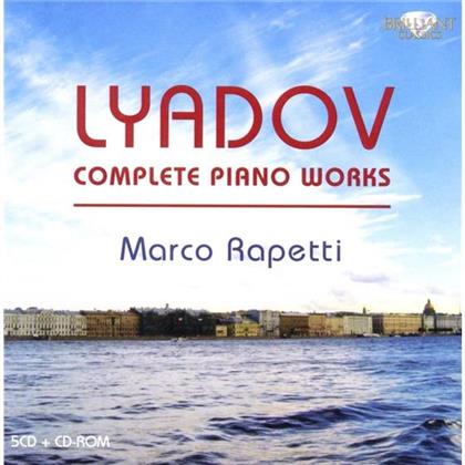 Marco Rapetti & Lyadov - Sämtliche Klavierwerke (5 CDs)