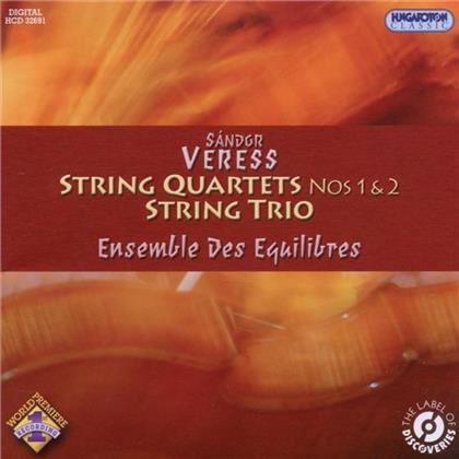 Ensemble Des Equilibre & Sandor Veress (1907-1992) - Streichquartett Nr1 & Nr2,