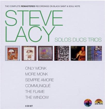 Steve Lacy - Solos Duos Trios : Only Monk (6 CDs)