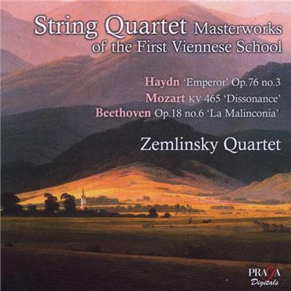 Zemlinsky Quartet & Wolfgang Amadeus Mozart (1756-1791) - Quartett Nr19 Kv465 Dissonanzen