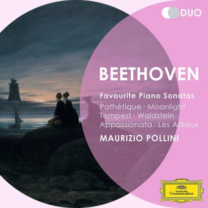 Ludwig van Beethoven (1770-1827) & Maurizio Pollini - Favourite Piano Sonatas - Pathetique, Moonlight, Tempest, Waldstein, Appassionat, Les Adieux - DUO (2 CDs)
