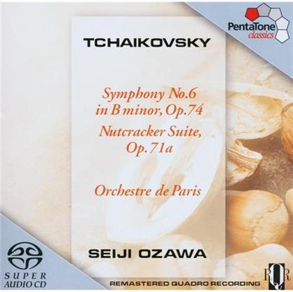 Ozawa Seiji / Orchestre De Paris & Peter Iljitsch Tschaikowsky (1840-1893) - Nussknacker Suite Op71a, Sinfonie 6 1974